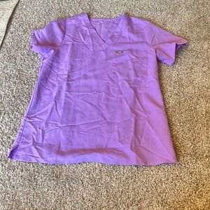 Lilac FIGS scrub TOP